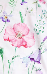 Casual Elegant Fashion Floral Pocket Half Sleeve V Neck Two Piece Dress
