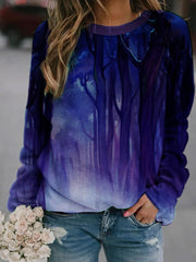 Dreamy Landscape Tones Sweater