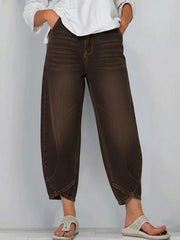 New Arrivals🔥 Women's Casual Simple Denim Cotton Pants