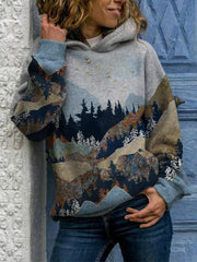 Calm Woodland Illustration Sweatshirt